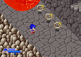 SegaSonic The Hedgehog (Japan, rev. C) background