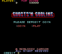 Ghosts'n Goblins (version, harder) background