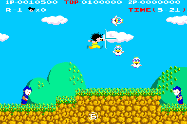Kid Niki - Radical Ninja (World) background