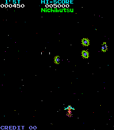 Moon Cresta (Nichibutsu, old rev) background