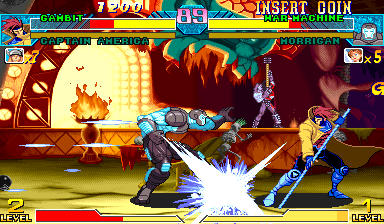Marvel vs Capcom - clash of super heroes (980123 USA) background