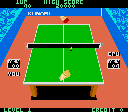 Konami's Ping-Pong background