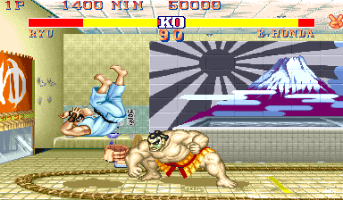 Street Fighter II' - Hyper Fighting (street fighter 2' T 921209 USA) background