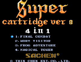 Super Cartridge Ver 8 - 4 in 1 (Asia) (Unl) background