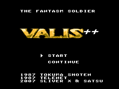 Valis - The Fantastic Soldier (Japan) [En+Hack by Satsu+Sliver X v1.01] (~Valis Plus Plus - The Fantasm Soldier) background