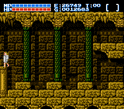 Faxanadu (USA) [Hack by Ice Ranger v1.0] (~Faxanadu Facelift) (Uncensored+Color Edit) background