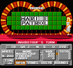 Wheel of Fortune - Family Edition (USA) background