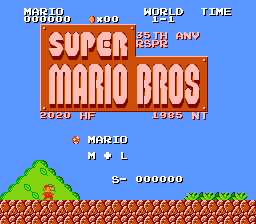 Super Mario Bros. Resprited background
