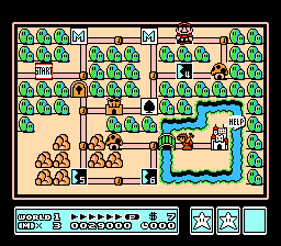 Super Mario Bros. 3 Crowned-KoopaPeach background