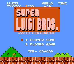 Super Luigi Bros. by TheNintendude64 background