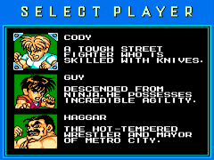 Mighty Final Fight (Europe) background
