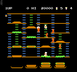 Burger Time (USA) background