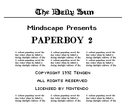 Paperboy 2 (Europe) background