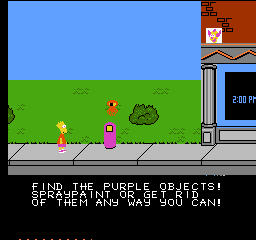 Simpsons, The - Bart vs. the Space Mutants (Europe) background