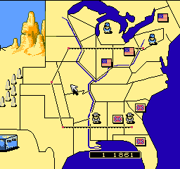 North & South (USA) background