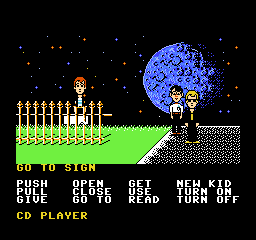 Maniac Mansion (USA) background