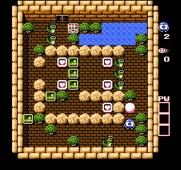 Adventures of Lolo (Japan) background