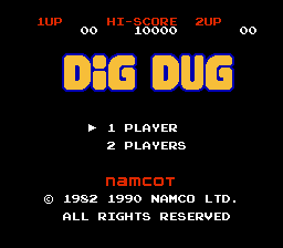Dig Dug (Japan) (Disk Writer) background