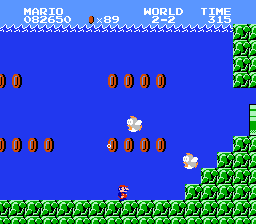 Super Mario Bros. Simplified background