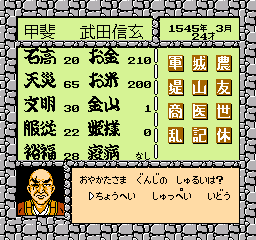 Takeda Shingen 2 (Japan) background