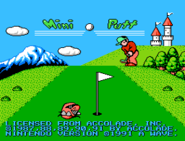 Mini Putt (Japan) [En by No Talent v1.0] background