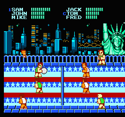 Super Dodge Ball (USA) background