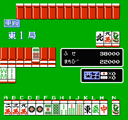 Ide Yousuke Meijin no Jissen Mahjong 2 (Japan) background
