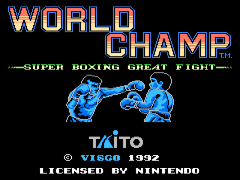 World Champ - Super Boxing Great Fight (Europe) background