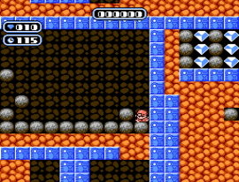 Boulder Dash (USA) [Hack by Dragon Eye Studios v0.80] (~Boulder Dash Greed) background