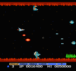 Gradius (USA) background