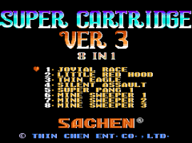 Super Cartridge Ver 3 - 8 in 1 (Asia) (Unl) background