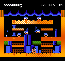 Parasol Stars - Rainbow Islands II - The Story of Bubble Bobble III (Europe) background