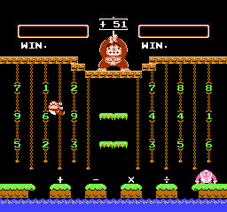Donkey Kong Jr. no Sansuu Asobi (Japan) background