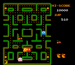 Ms. Pac-Man - Turbo background