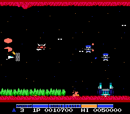 Gradius - MSX Conversion background