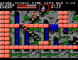 Castlevania III - Dracula's Curse (USA) [Graphic Hack by Dragonsbrethren v1.0] (Uncensored Edition) background