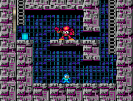 Rockman 2 - Dr. Wily no Nazo (Japan) [Hack by Small Apple v1.0] (~Rockman 2 Dash Plus) background