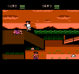 Downtown Special - Kunio-kun no Jidaigeki Dayo Zenin Shuugou! (Japan) background