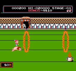 Circus Charlie (Japan) background