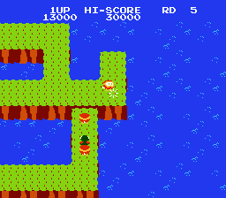 Dig Dug II (Japan) (Disk Writer) background