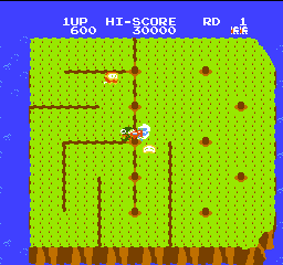 Dig Dug II (Japan) background
