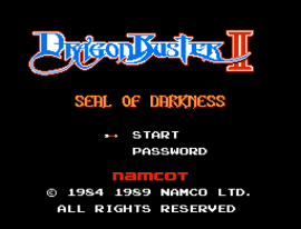 Dragon Buster II - Yami no Fuuin (Japan) [En by PentarouZero v1.0] (~Dragon Buster II - Seal of Darkness) background