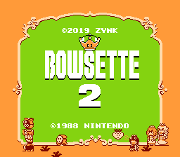 Bowsette 2 - Yellow background