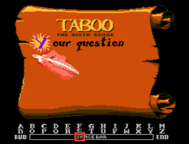 Taboo - The Sixth Sense (USA) (Rev A) background
