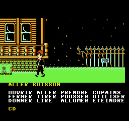 Maniac Mansion (France) background