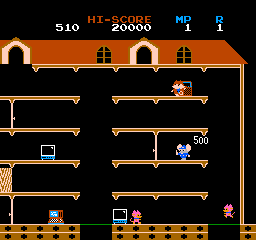 Mappy (Japan) background