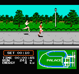 Family Trainer - Jogging Race (Japan) background