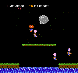 Balloon Fight (Japan) background