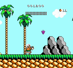 Hudson's Adventure Island III (USA) background