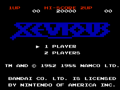 Xevious - The Avenger (USA) background
